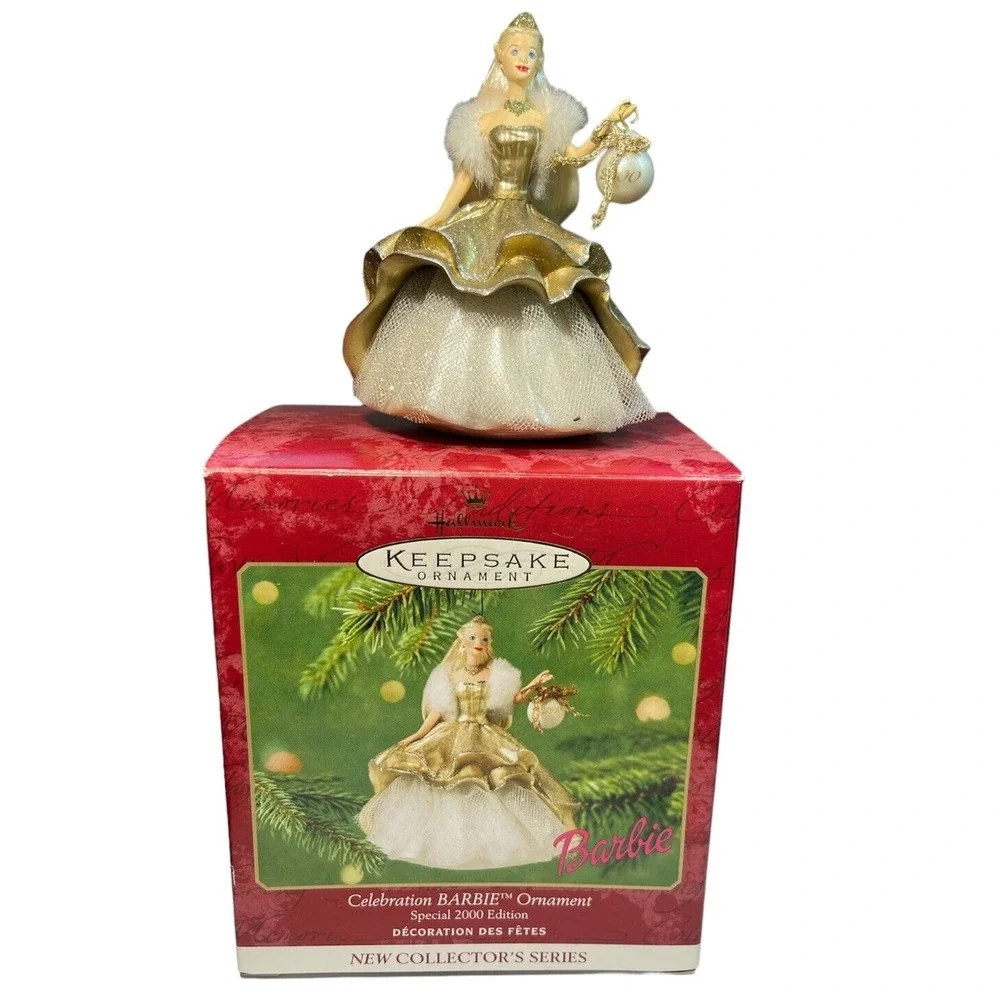 Hallmark 2000 CELEBRATION BARBIE Special Edition Keepsake Ornament #1 in Series
